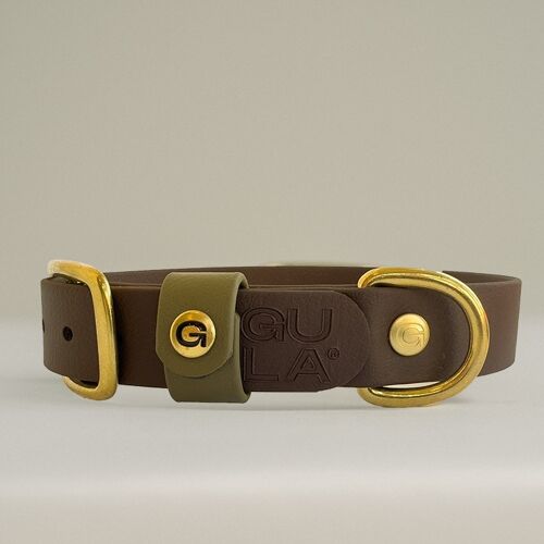 GULA Regular collar - Brown (25mm width)