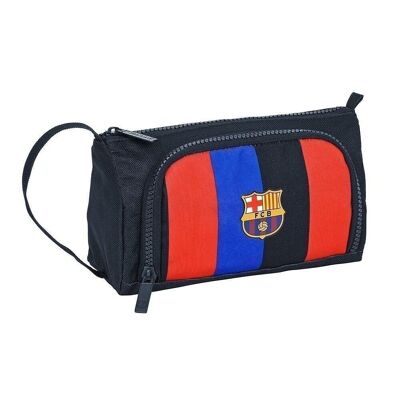 FC. Barcelona Portatodo con bolsillo desplegable 20x8x11 cm