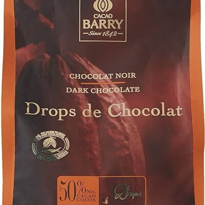 CACAO BARRY 7500 Chispas De Chocolate 50% Min. Cacao 1kg