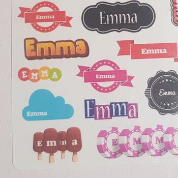 Stickers À Personnaliser Avec Le Prénom Emma : Ajoutez Une Touche Unique À Votre Quotidien 3