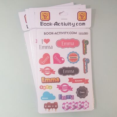 Personalized Stickers With The First Name Emma: Add A Unique Touch To Your Daily Life