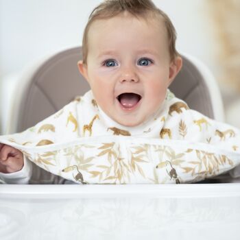 bavoir burpy pour bébé en mousseline de coton aden + anais™ essentials 1