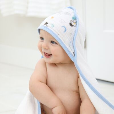 aden + anais™ essentials confezione da 2 asciugamani con cappuccio