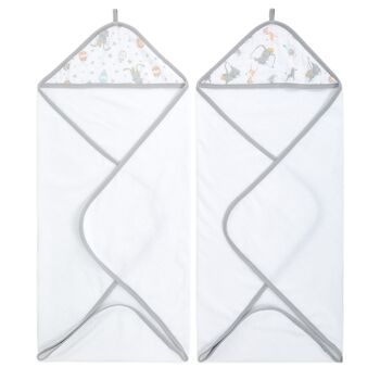 lot de 2 serviettes à capuche aden + anais™ essentials 6