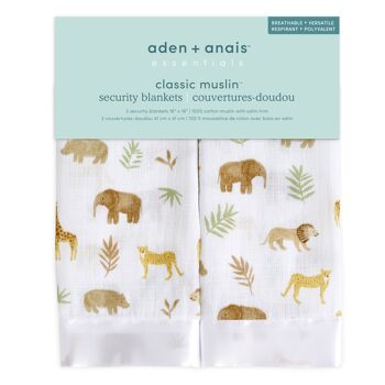 aden + anais™ essentials Lot de 2 couvertures de sécurité en mousseline de coton 2