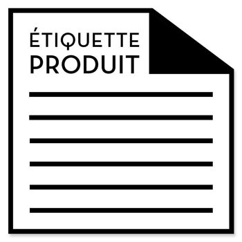 50 x Contre étiquette - Whisky Biologique 40% - Bio 1