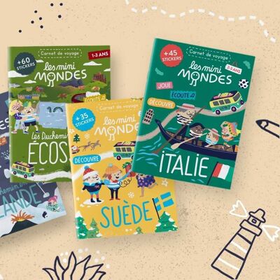 Coffret Magazines enfants - Europe 1-3 ans - Les Mini Mondes