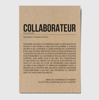 Carte postale définition collaborateur 1