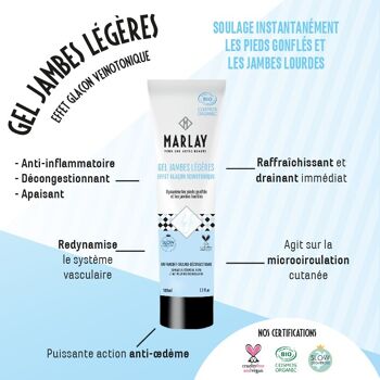 Gel Jambes Légères – Pieds gonflés 100 ML 2