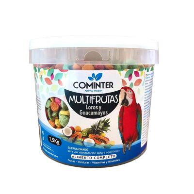 COMINTER MULTIFRUTAS LOROS Y GUACAMAYOS 1,5KG