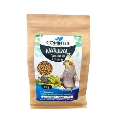 COMINTER NATURAL CAROLINAS Y COTORRAS 1KG