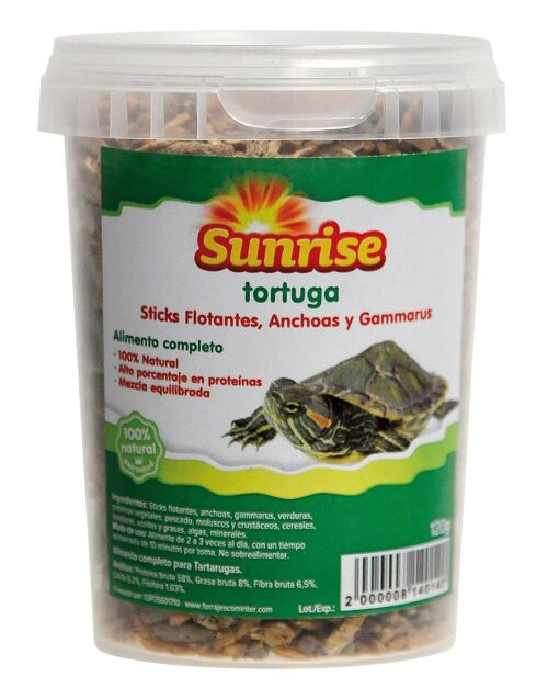 SUNRISE TORTUGA STICKS, ANCHOAS GAMMARUS 120 g