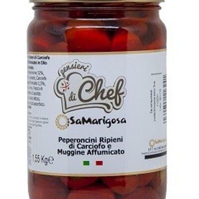 Pimiento Picado con Alcachofa y Mugg. Af. Tarro 1550 g