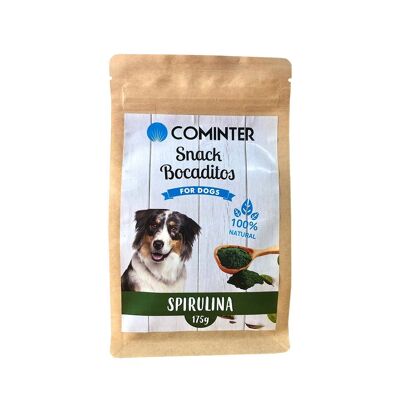 COMINTER SNACK BOCADITOS ESPIRULINA PERRO 175G