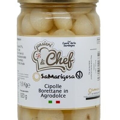 Oignons Borettane aigre-doux Bocal 1600 g
