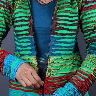 Striped jacket from Nepalaya