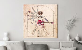 Peinture pop, impression sur toile : Steven Hill, De Humano Rock'n'roll (détail) 2