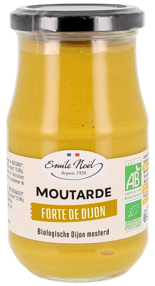 Moutarde forte de Dijon Bio