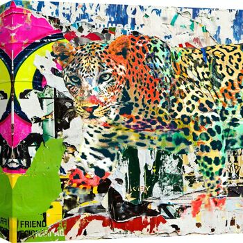Pop painting, impression sur toile : Eric Chestier, Camouflage 1 (détail) 1