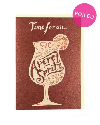 Carte d'anniversaire Aperol Spritz 1