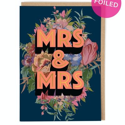 Mrs And Mrs Greeting Card