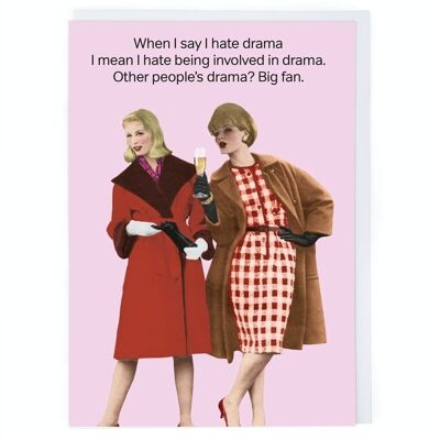 Other Peoples Drama Greeting Card