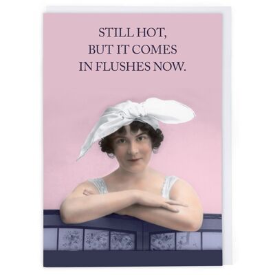 Hot Flushes Greeting Card