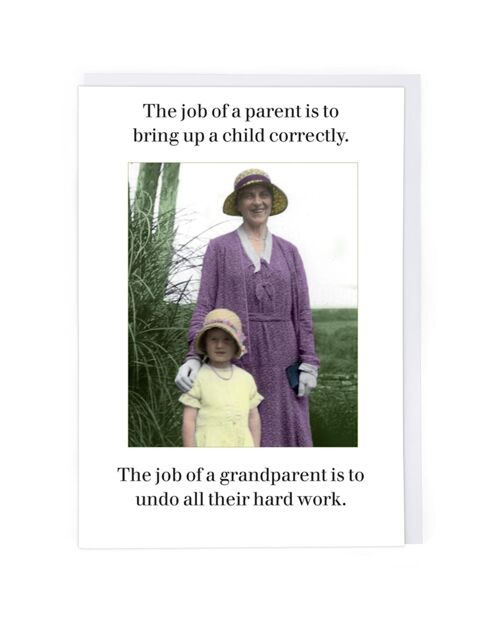 Grandparent's Job Greeting Card
