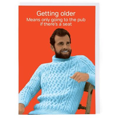 Getting Older Birthday Card