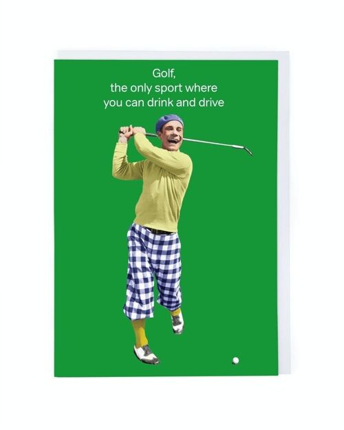 Golf Greeting Card