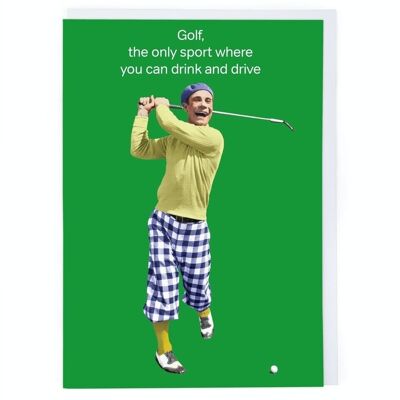 Golf Greeting Card