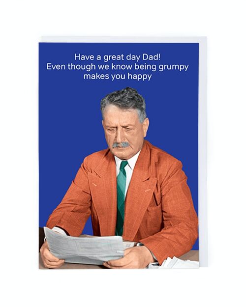 Grumpy Dad Greeting Card