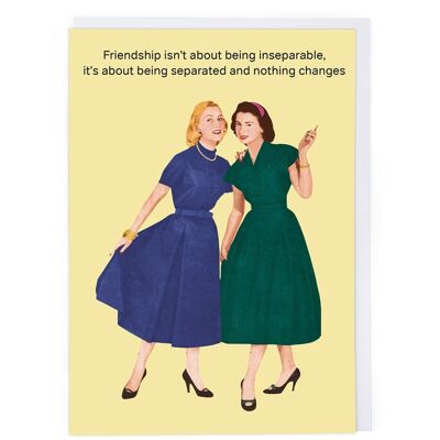 Freundschaftskarte für getrennte Freunde