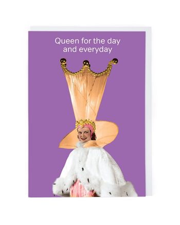 Carte d'anniversaire de la reine