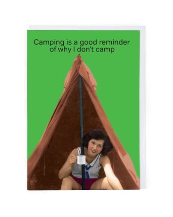 Camping Carte de vœux