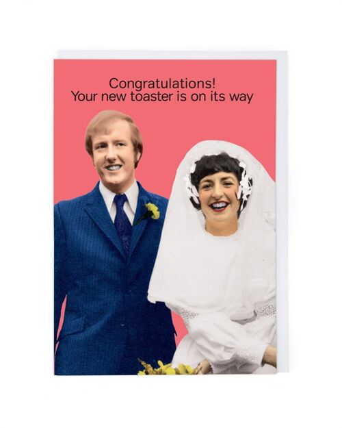 Wedding Toaster Greeting Card