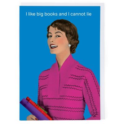 Big Books Greeting Card