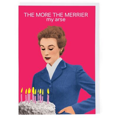 The More The Merrier Birthday Card