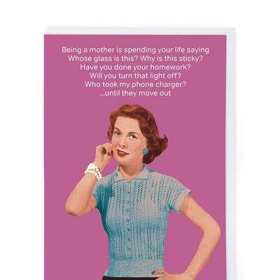Being A Mother Greeting Card