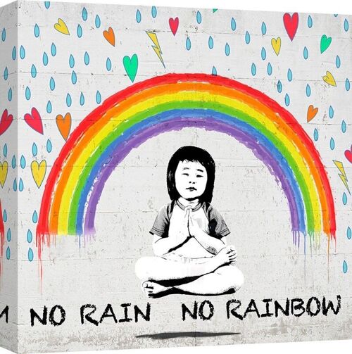Quadro per bambini, stampa su tela: Masterfunk Collective, No Rain No Rainbow (dettaglio)