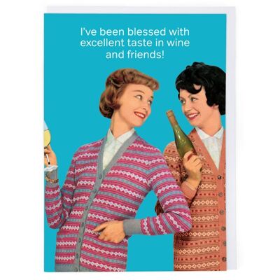Excellent Taste Friendship Card