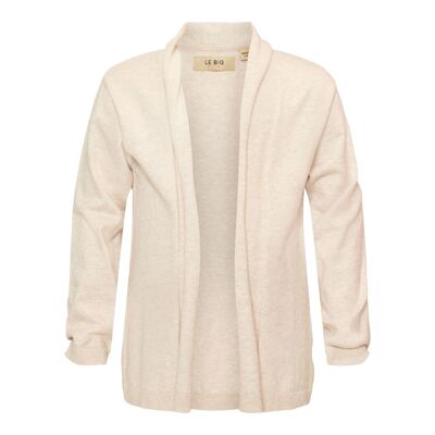 Ulrike Strickjacke - beige melange