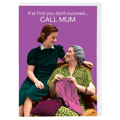 Call Mum Greeting Card