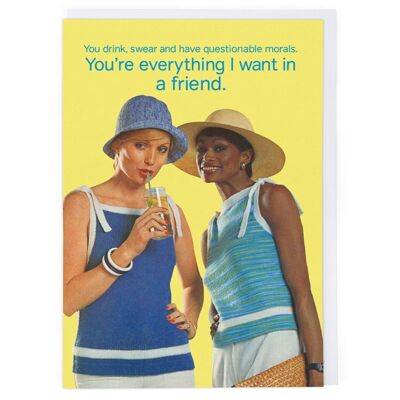 Ein Freund Freundschaftskarte