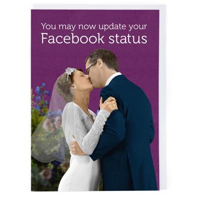 Facebook-Status-Grußkarte