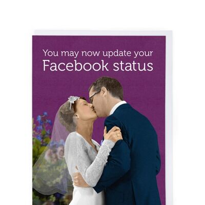 Facebook-Status-Grußkarte