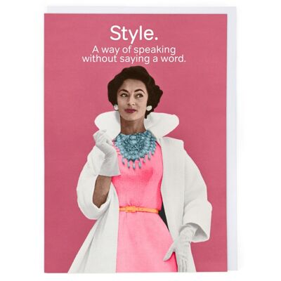 Style Greeting Card