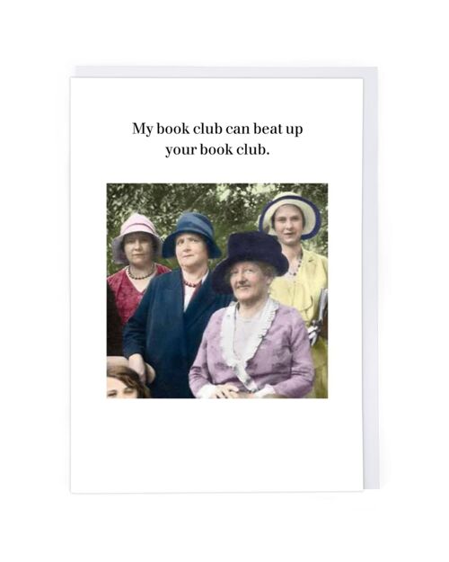 My Book Club Greeting Card