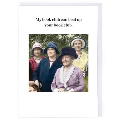 My Book Club Greeting Card