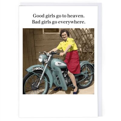 Good Girls Greeting Card